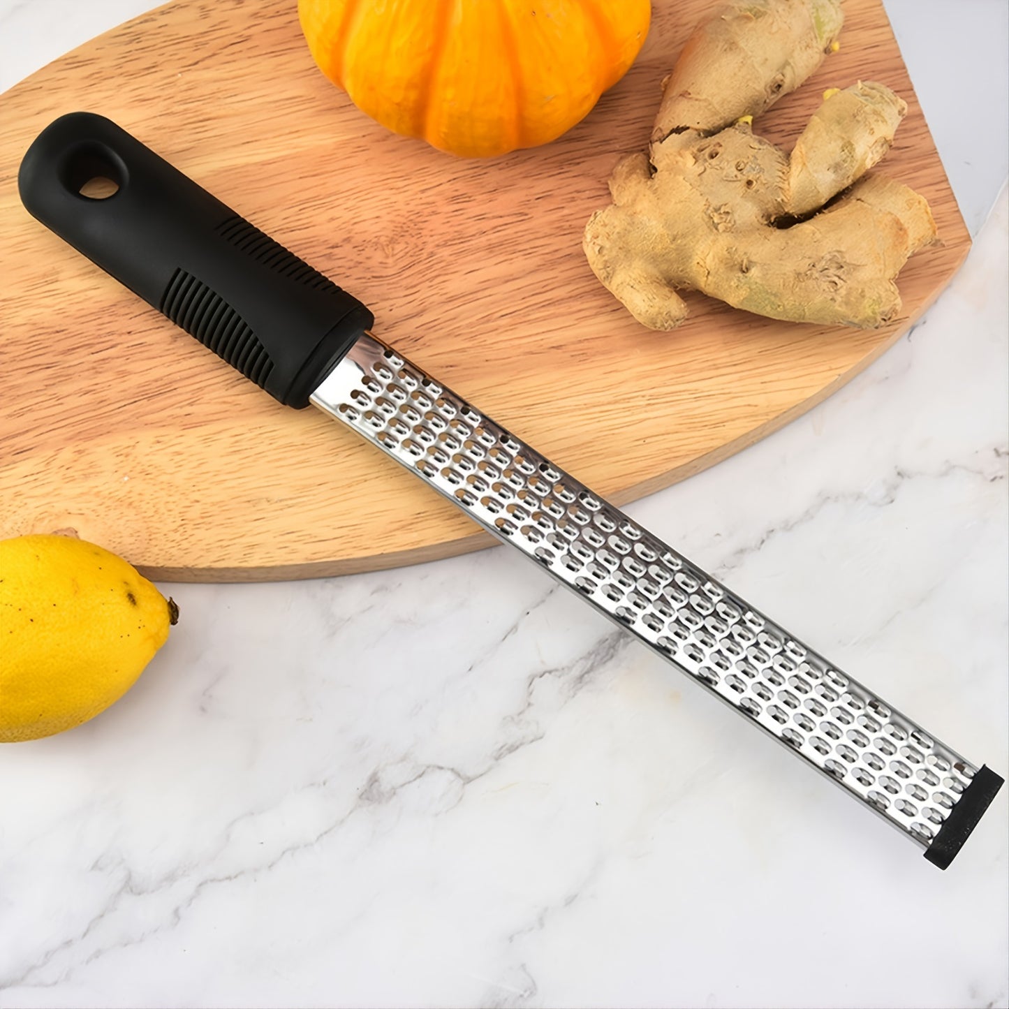 1pc Stainless Steel Lemon Zester & Cheese Grater