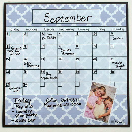 Calendar- Dry Erase Fridge Calendar