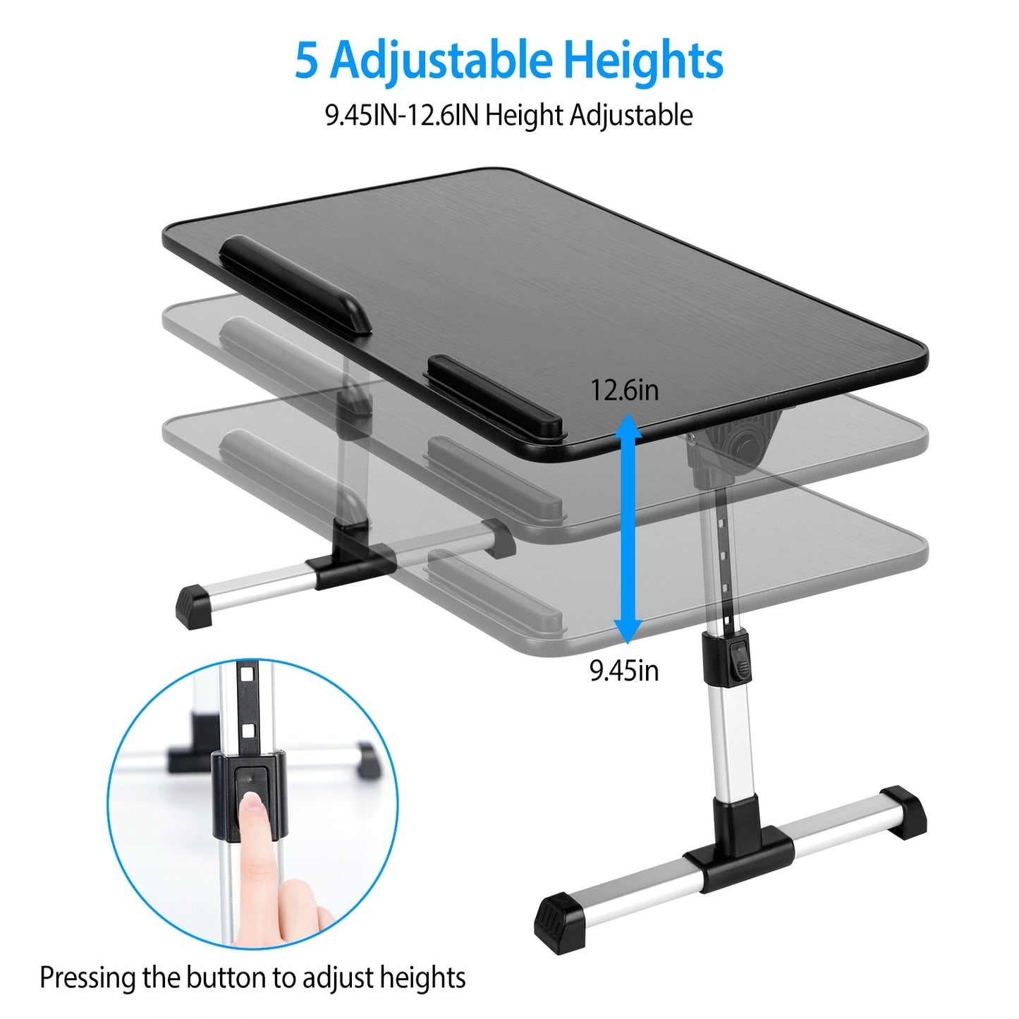 Foldable Laptop Stand Height Angle Adjust