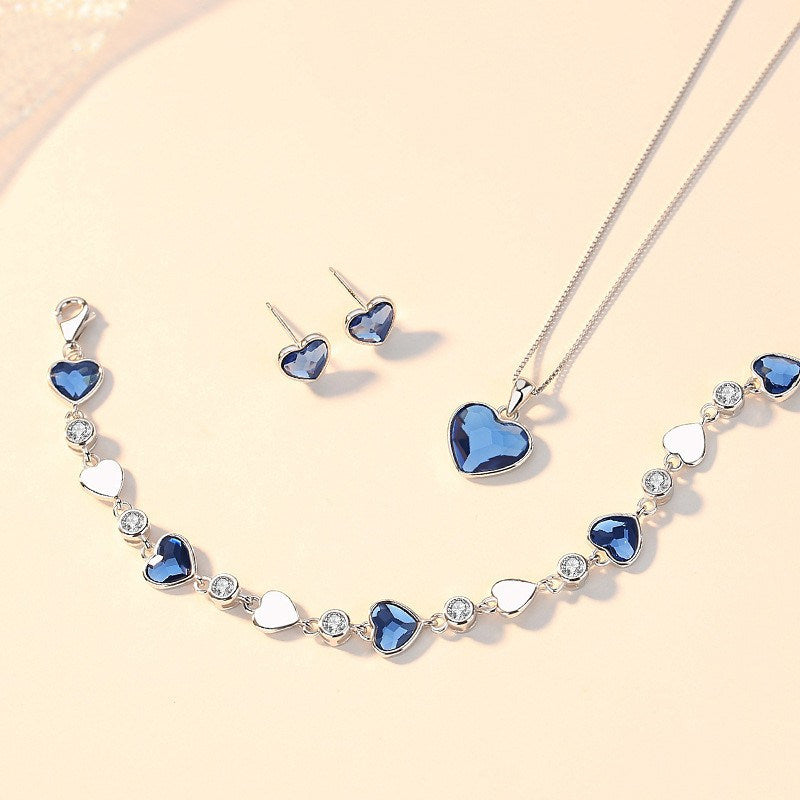 Heart Of The Sea Crystal Decorative Necklace