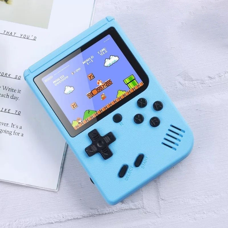 Retro Handheld Game Console; Portable Video Game Console For Children With 400 Classical FC Games 3.0-Inch Screen 1020mAh Rechargeable Battery Support For TV Connection And Two Players