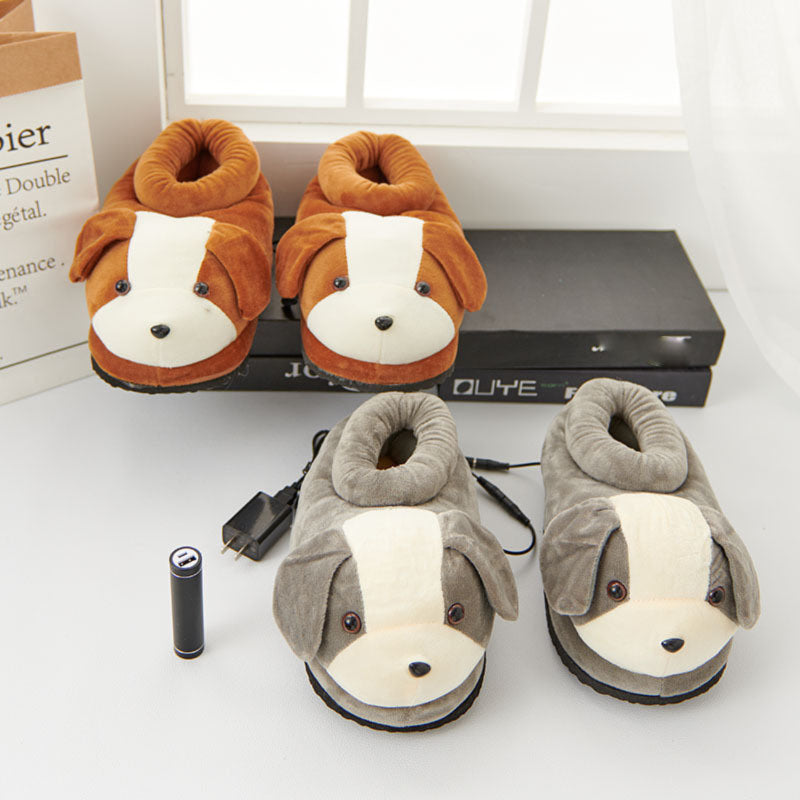 Large Cartoon Usb Heating Foot Warmer Usb Foot Warmer Shoes Can Be Removed And Washed