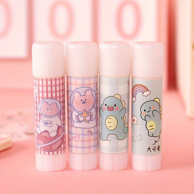 4pcs Large Capacity Cartoon Solid Glue