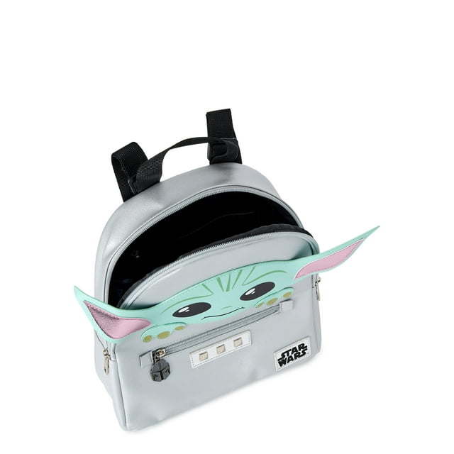 Star Wars Grogu Baby Yoda Women's Mini Backpack Grey Silver