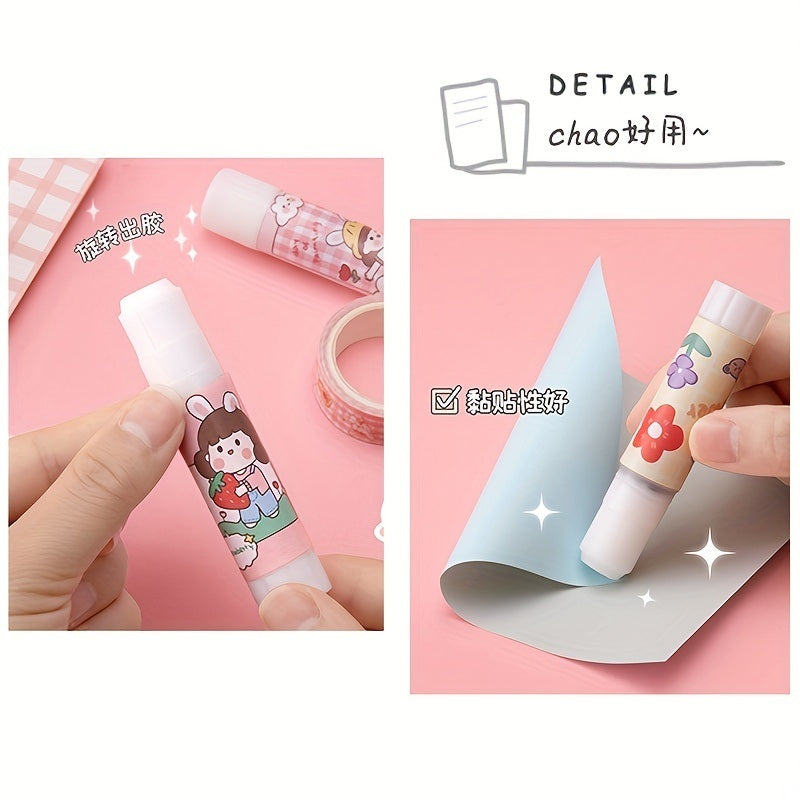 4pcs Large Capacity Cartoon Solid Glue