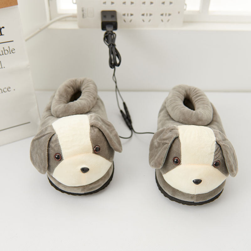 Large Cartoon Usb Heating Foot Warmer Usb Foot Warmer Shoes Can Be Removed And Washed