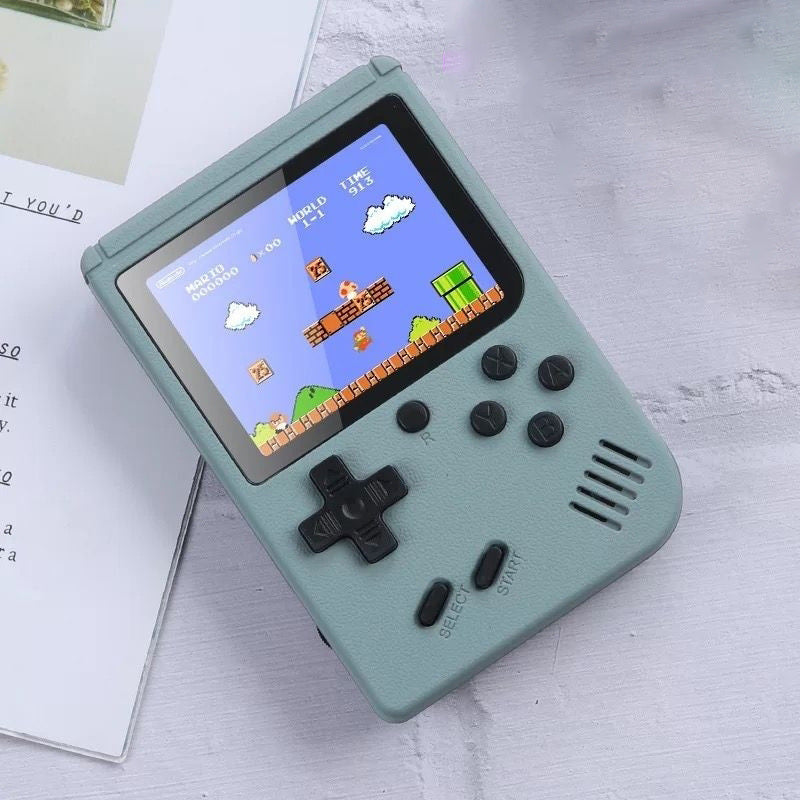 Retro Handheld Game Console; Portable Video Game Console For Children With 400 Classical FC Games 3.0-Inch Screen 1020mAh Rechargeable Battery Support For TV Connection And Two Players