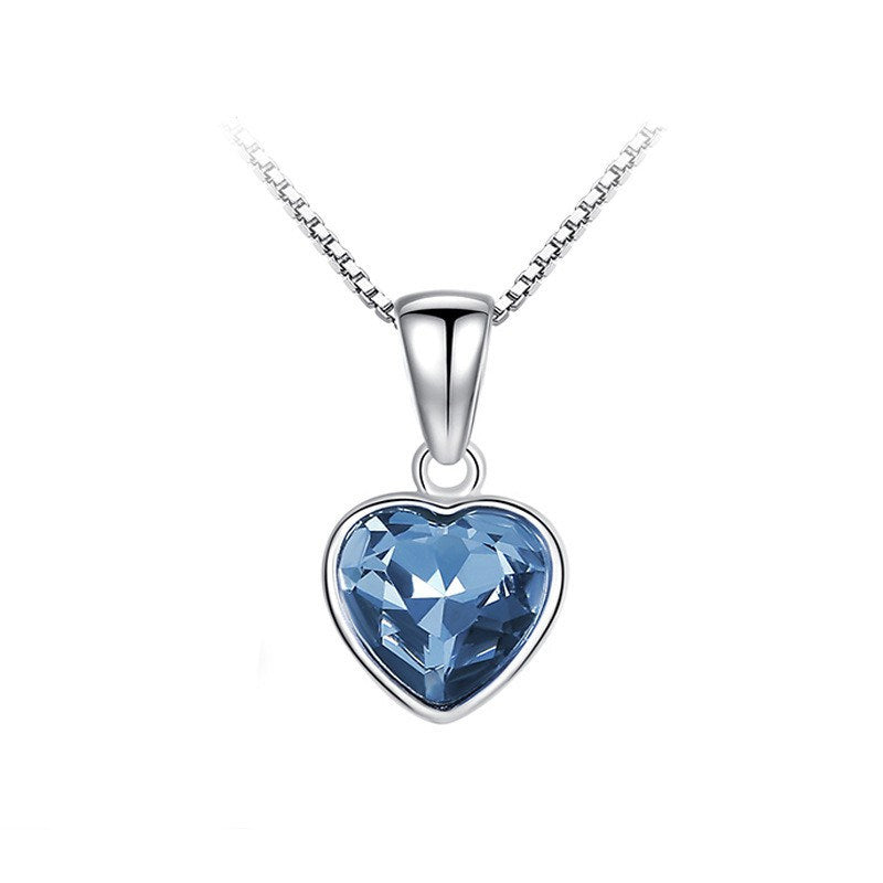 Heart Of The Sea Crystal Decorative Necklace