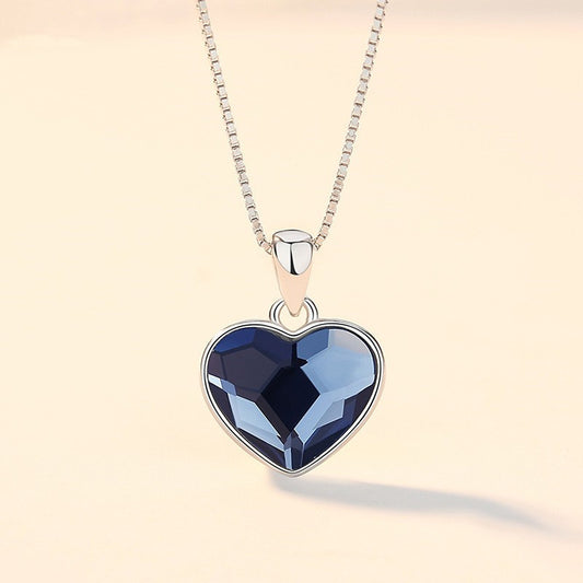 Heart Of The Sea Crystal Decorative Necklace