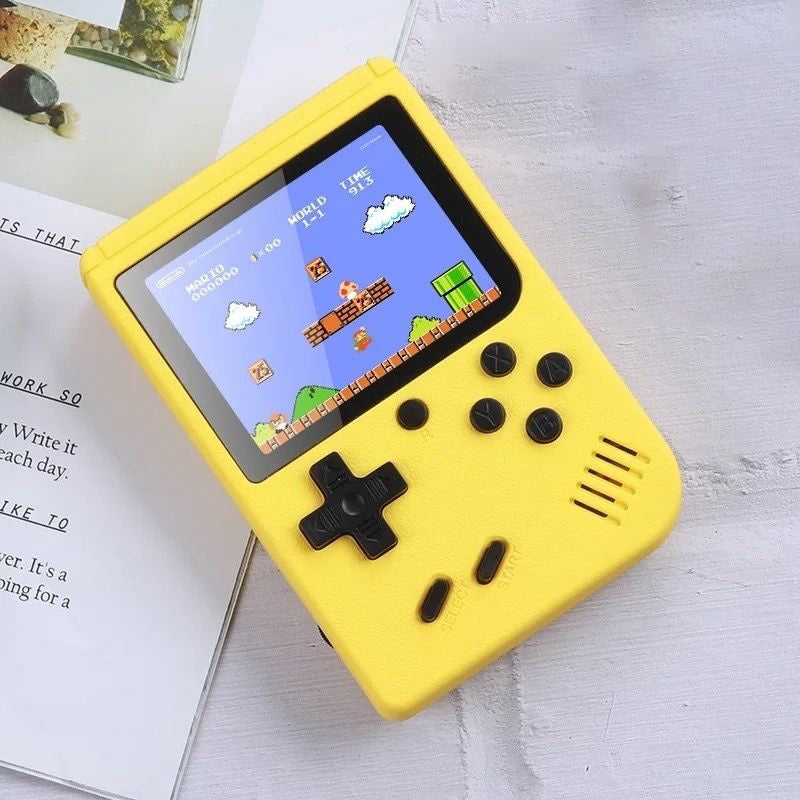 Retro Handheld Game Console; Portable Video Game Console For Children With 400 Classical FC Games 3.0-Inch Screen 1020mAh Rechargeable Battery Support For TV Connection And Two Players