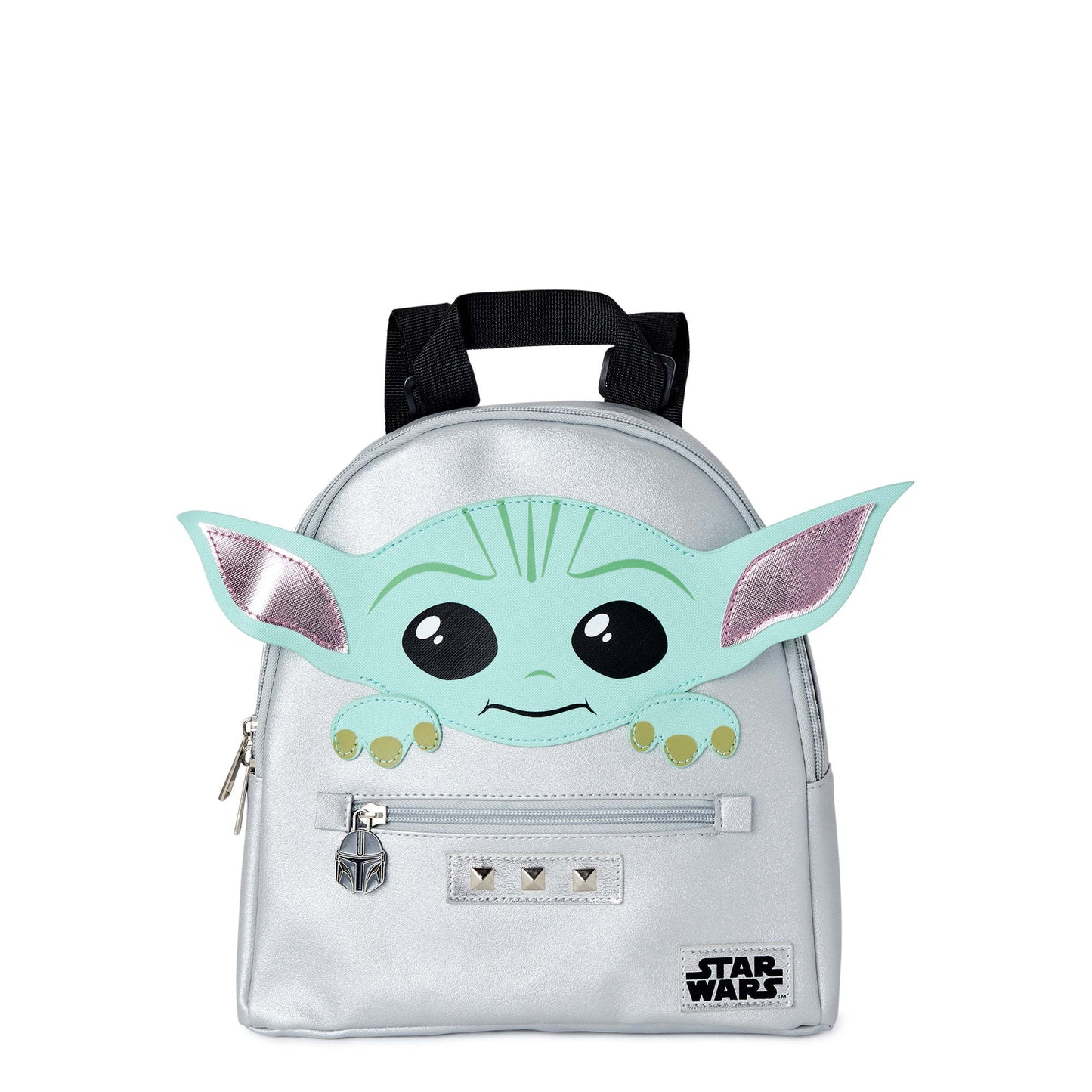 Star Wars Grogu Baby Yoda Women's Mini Backpack Grey Silver