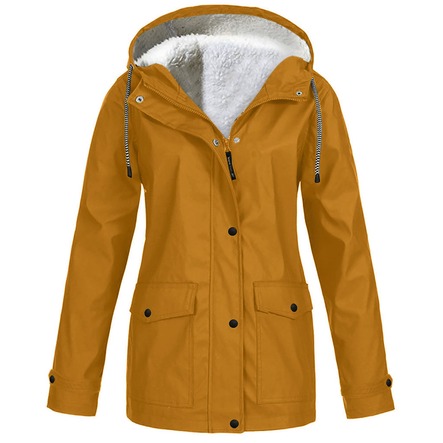 Fall/Winter Women's Hot Sale Plus Fleece Jacket Outdoor Mountaineering Suit Hooded Coat Jacket