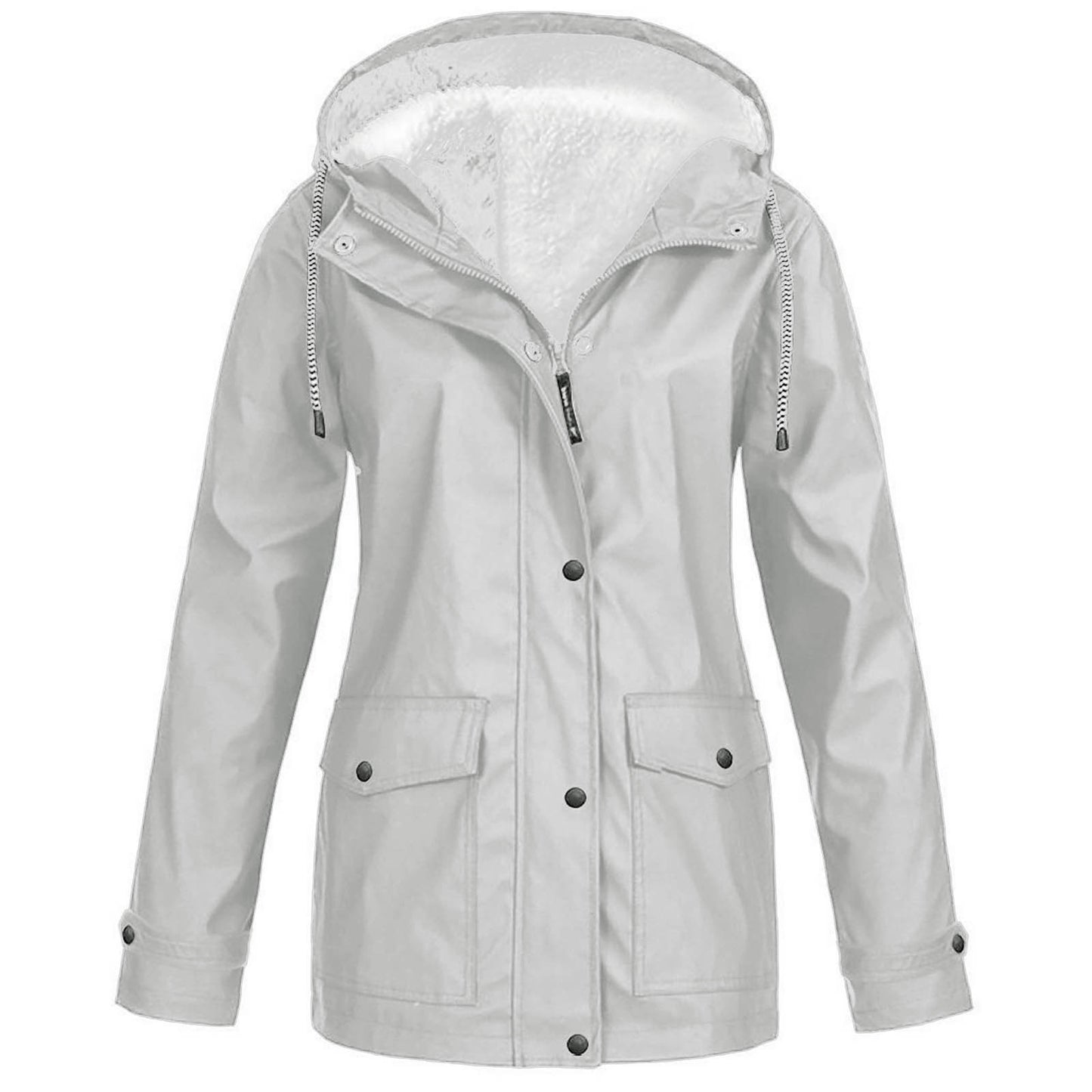 Fall/Winter Women's Hot Sale Plus Fleece Jacket Outdoor Mountaineering Suit Hooded Coat Jacket