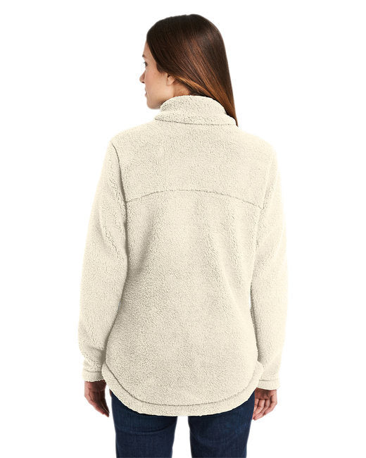 Ladies' West Bend™ Sherpa Full-Zip Fleece Jacket - CHALK - L