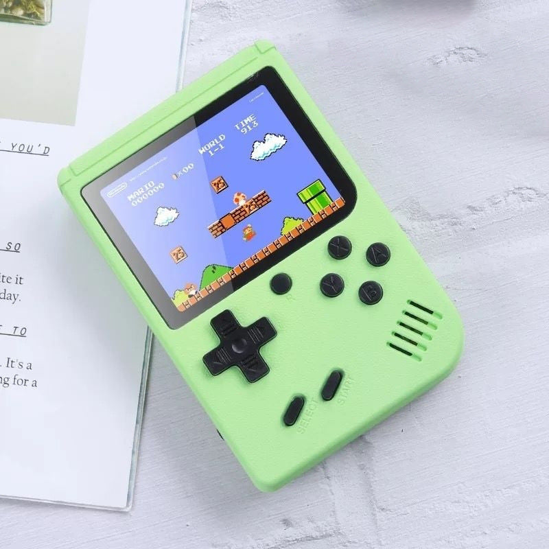 Retro Handheld Game Console; Portable Video Game Console For Children With 400 Classical FC Games 3.0-Inch Screen 1020mAh Rechargeable Battery Support For TV Connection And Two Players