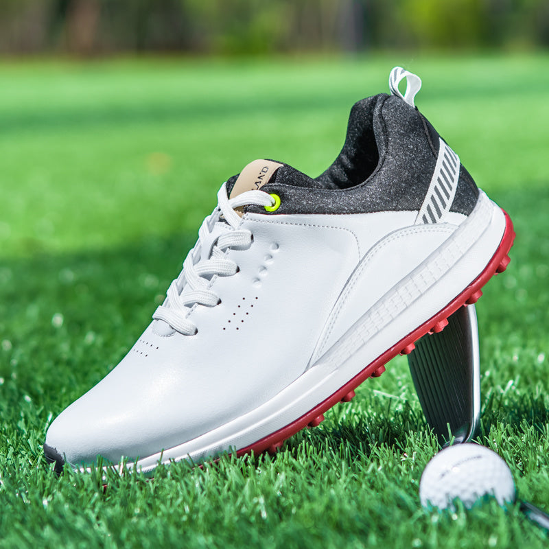 New Men's Leather Professional Golf Shoes Men's Outdoor Golf Training Shoes Mens Golf Shoes