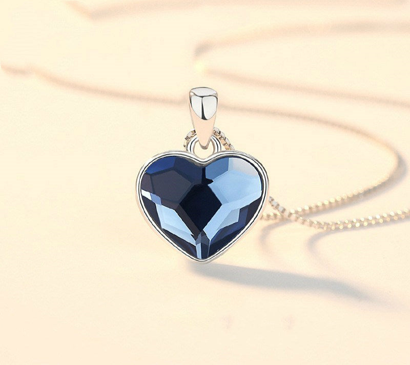 Heart Of The Sea Crystal Decorative Necklace