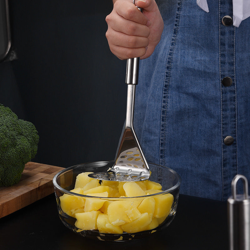 Stainless Steel Manual Potato Press; Baby Food Masher